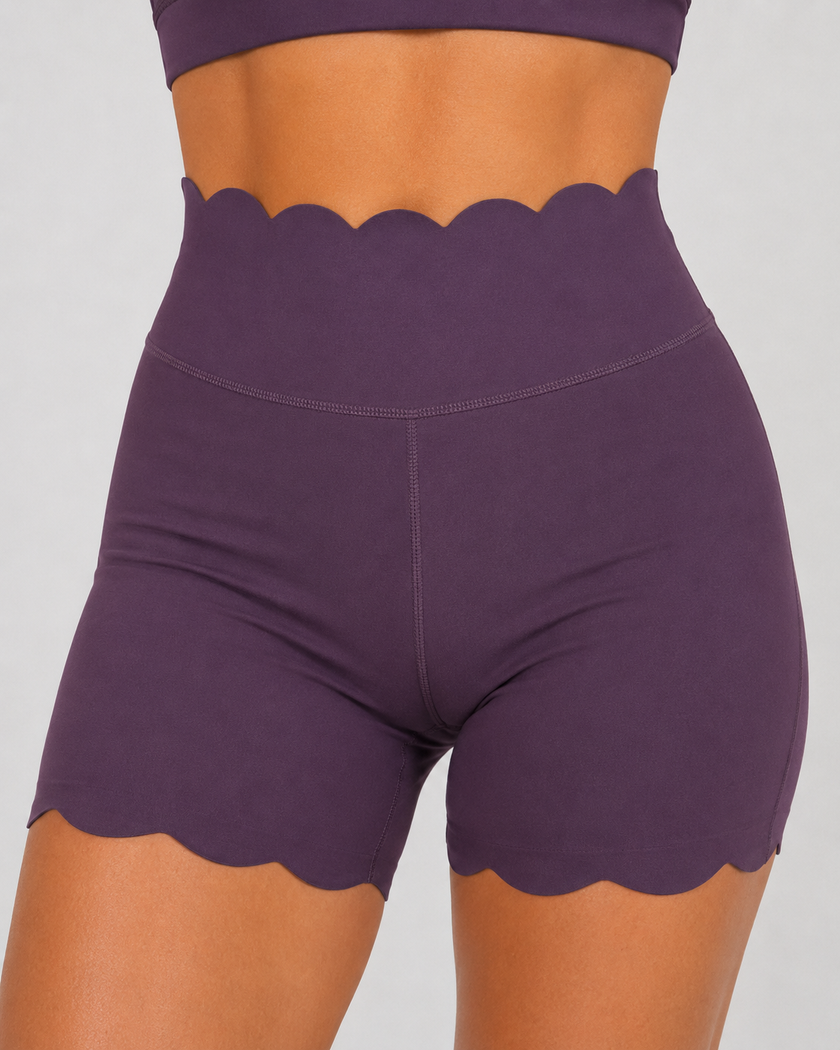 Ginger High-Waist Shorts Lilly Purple