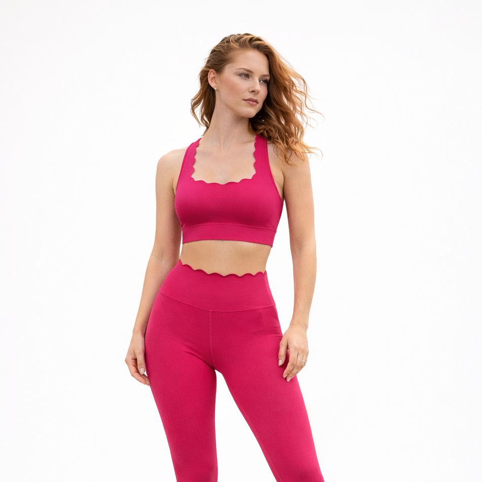 Ginger Duo Cross Sports Bra Lilly Pink