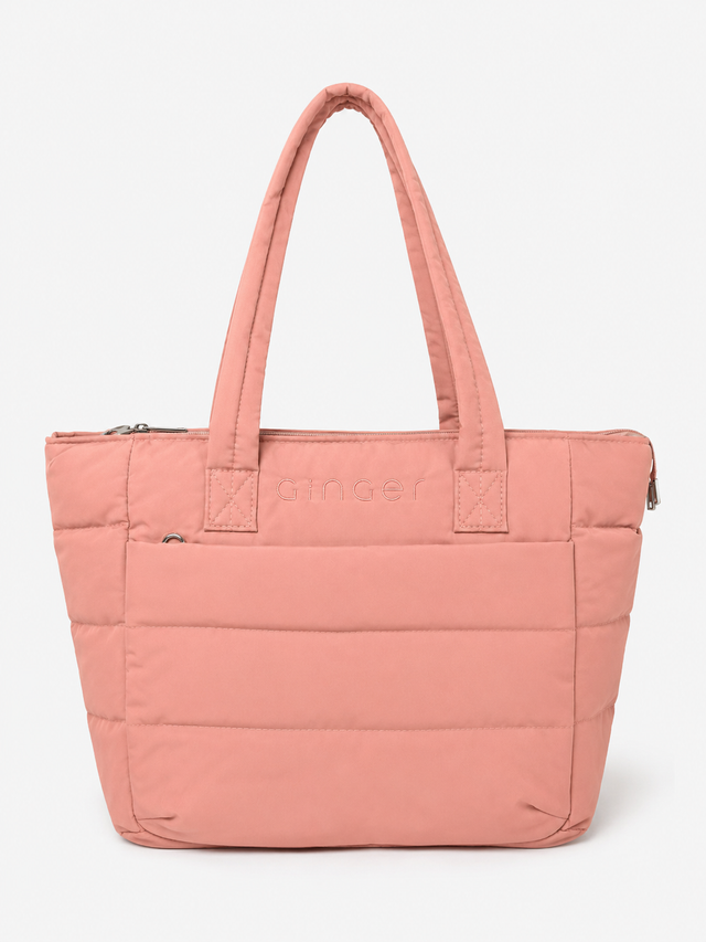 Ginger Puffer Tote Bag