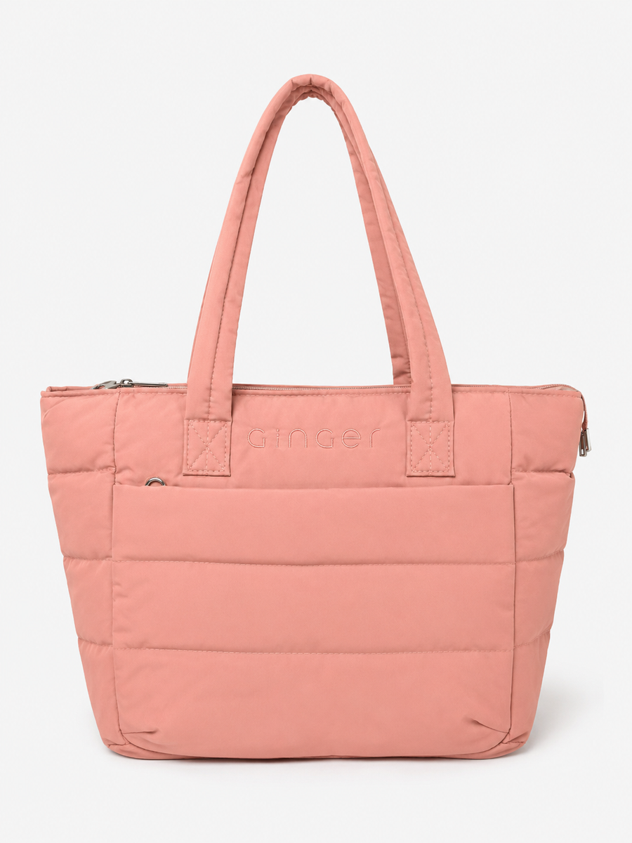 Ginger Puffer Tote Bag