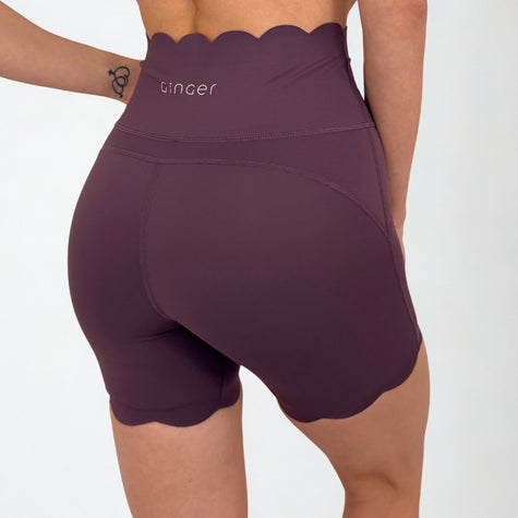 Ginger High-Waist Shorts Lilly Purple